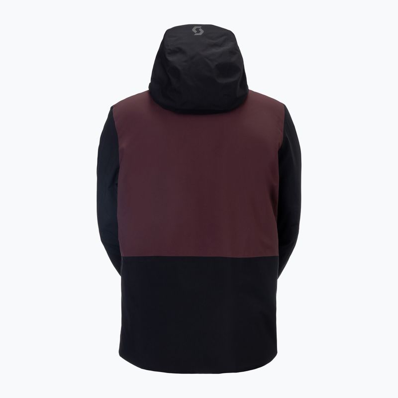 Kurtka narciarska męska SCOTT Ultimate Dryo 10 black/coca red 2