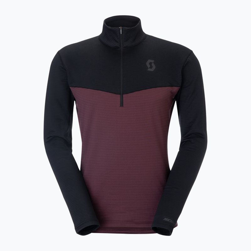 Bluza polarowa męska SCOTT Defined Light cocoa red/black