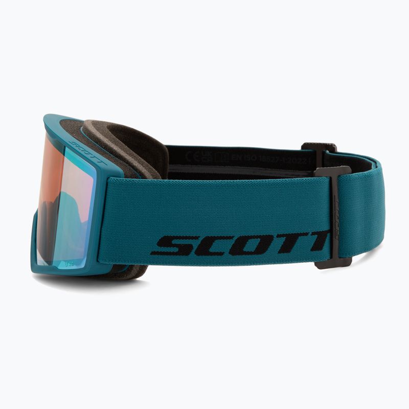 Gogle narciarskie SCOTT Trace Pro petrol green/green chrome 4