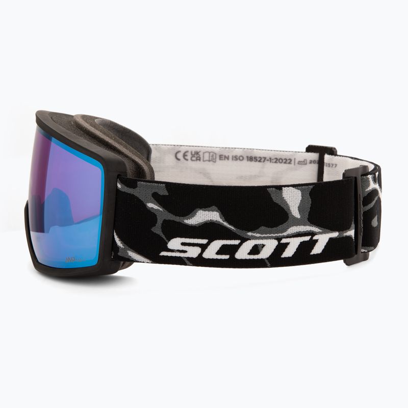 Gogle narciarskie Scott Neo Light Sensitive S2-4 granite black/white/amp ls blue chrome 4