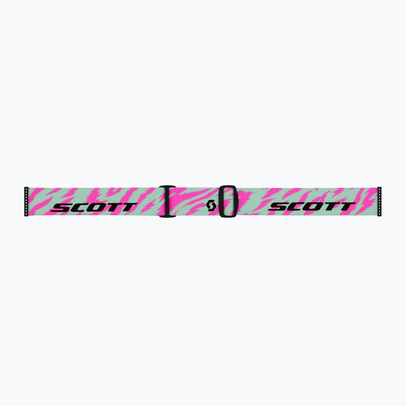 Gogle narciarskie dziecięce SCOTT Shield neon pink/mint green/rose 5