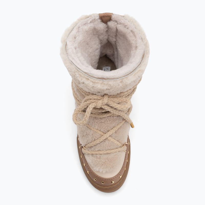 Śniegowce damskie INUIKII Curly Rock beige 5