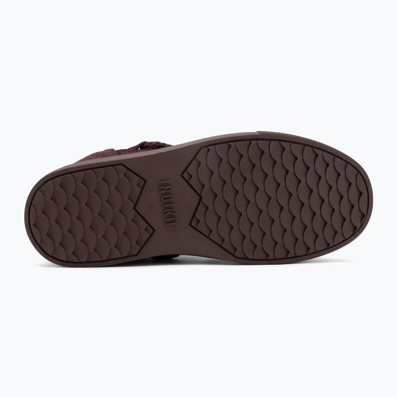 Śniegowce damskie INUIKII Classic Low bordeaux 4