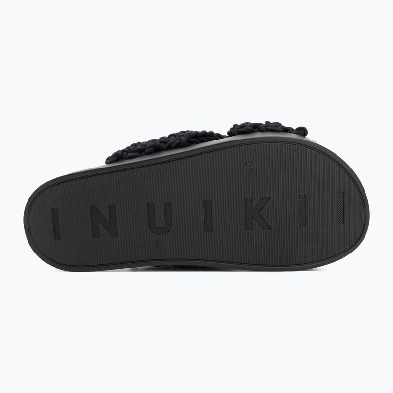 Klapki damskie INUIKII Woven Stones black 4