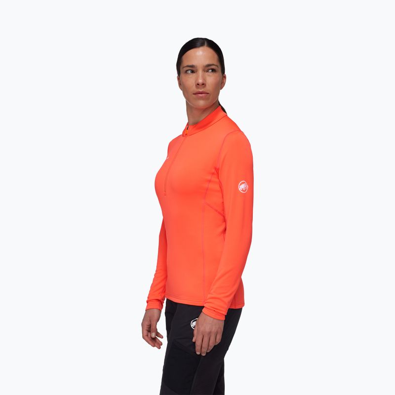 Bluza trekkingowa damska Mammut Aenergy ML Half Zip Pull peach 3