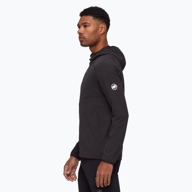 Bluza trekkingowa męska Mammut Madris Light ML Hooded black 2