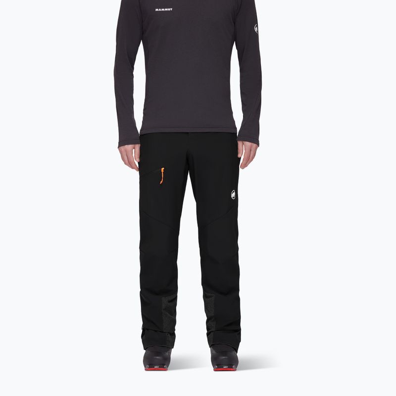 Spodnie softshell męskie Mammut Taiss Guide black
