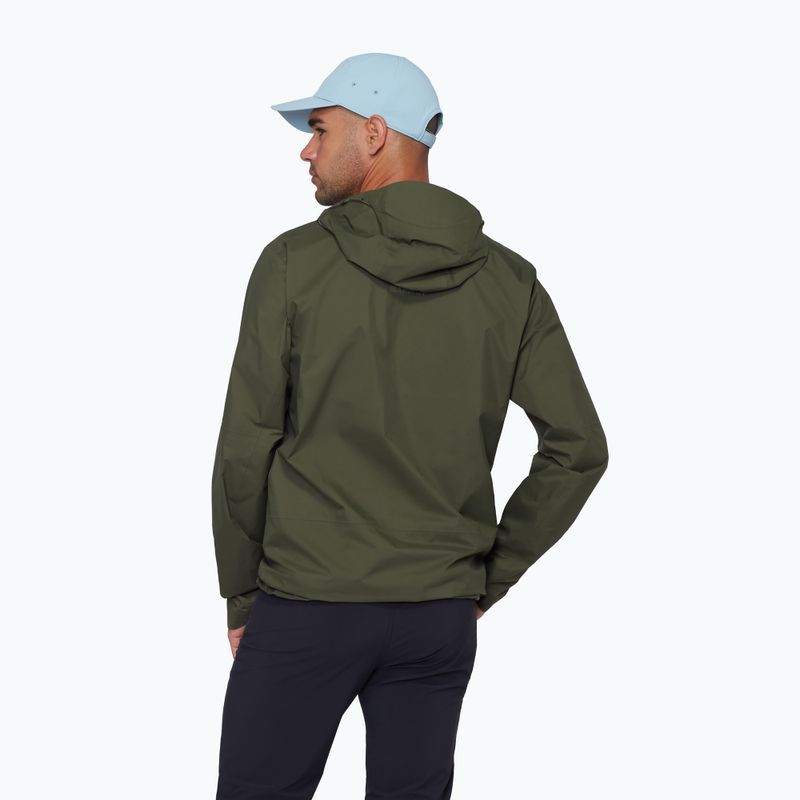 Kurtka przeciwdeszczowa męska Mammut Ducan HS Hooded dark mesh 3