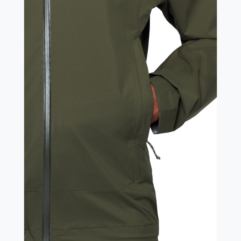Kurtka przeciwdeszczowa męska Mammut Ducan HS Hooded dark mesh 6
