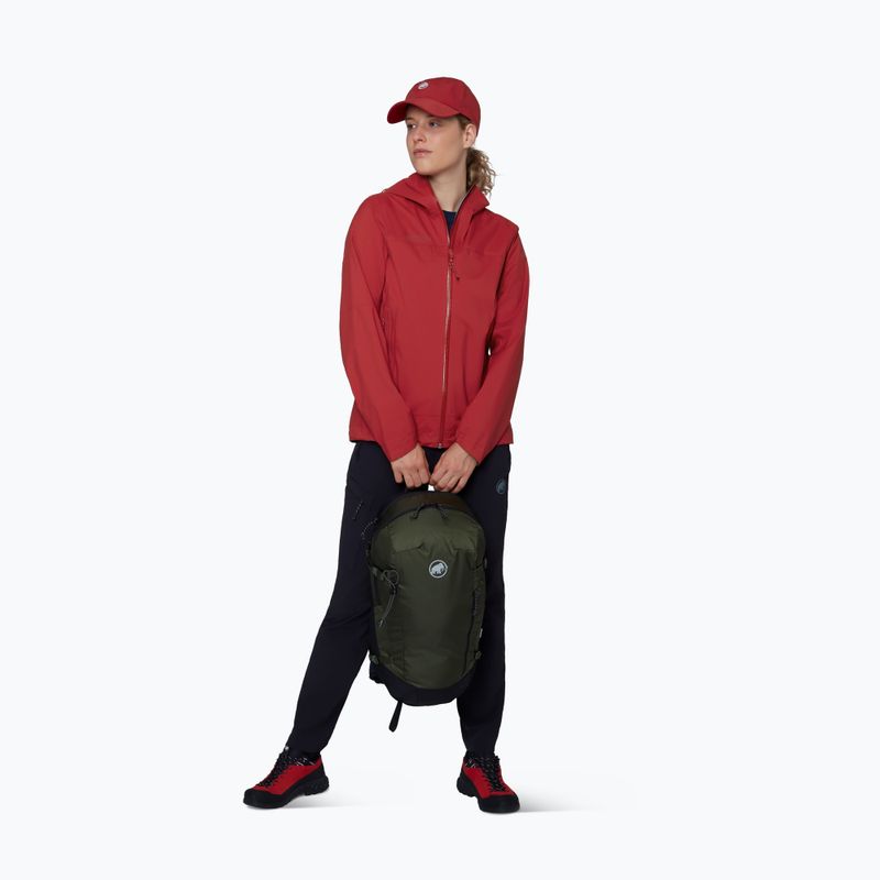 Kurtka przeciwdeszczowa damska Mammut Ducan HS Hooded dark mammut red 2