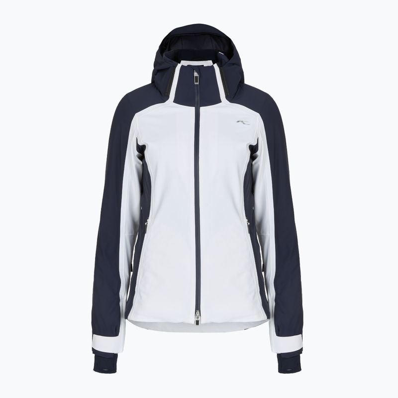 Kurtka narciarska damska KJUS Formula white/deep space
