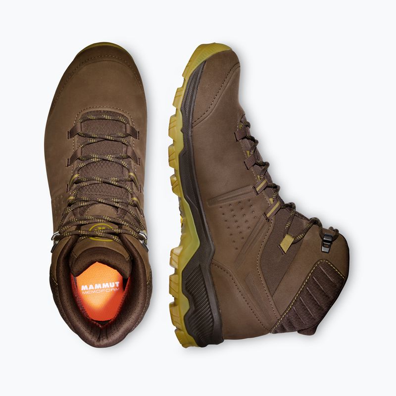 Buty turystyczne Mammut Mercury IV Mid GTX Men moor/amber green 11