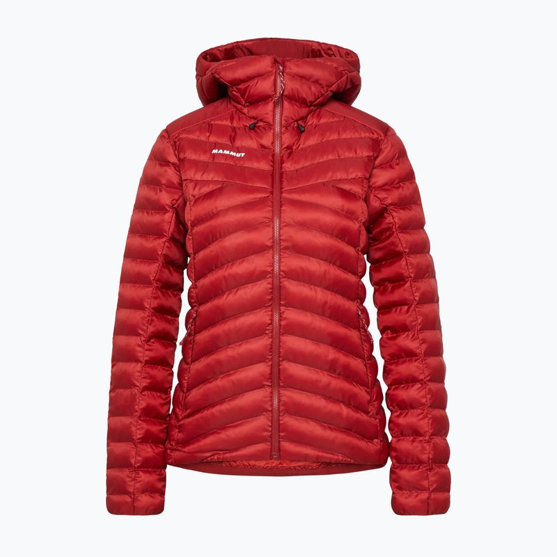 Kurtka ocieplana damska Mammut Albula IN Hooded dark mammut red 11