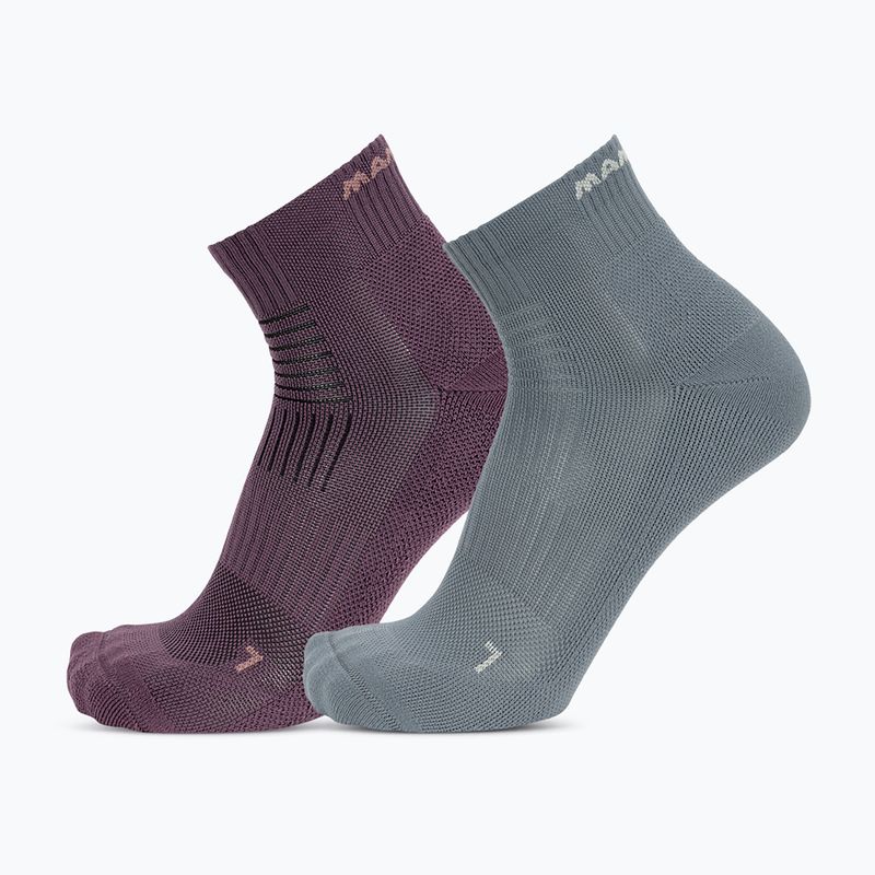 Skarpety Mammut Multisport Quarter Socks 2 pack paloja/strata