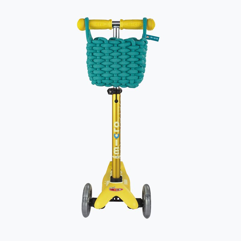 Koszyk na kierownicę dziecięcy Micro Basket green 3