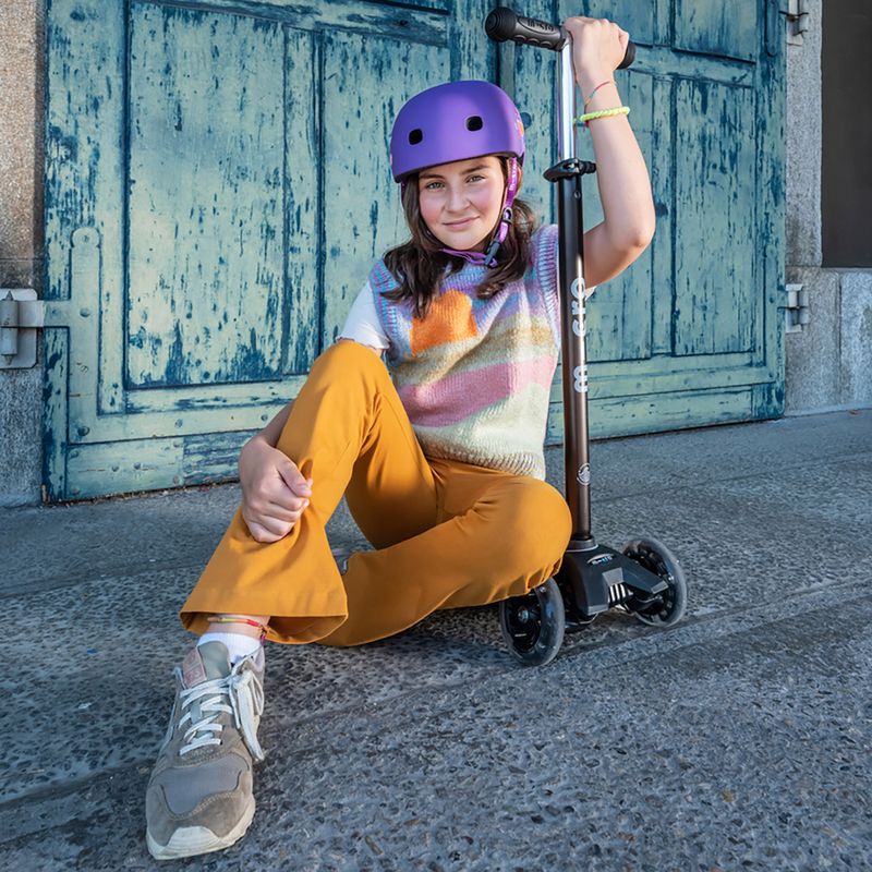 Kask dziecięcy Micro Floral Purple 10
