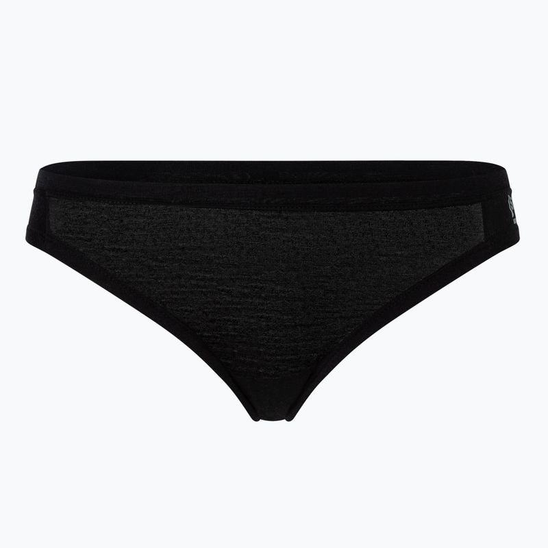 Majtki termoaktywne damskie super.natural Tundra 175 Thong jet black