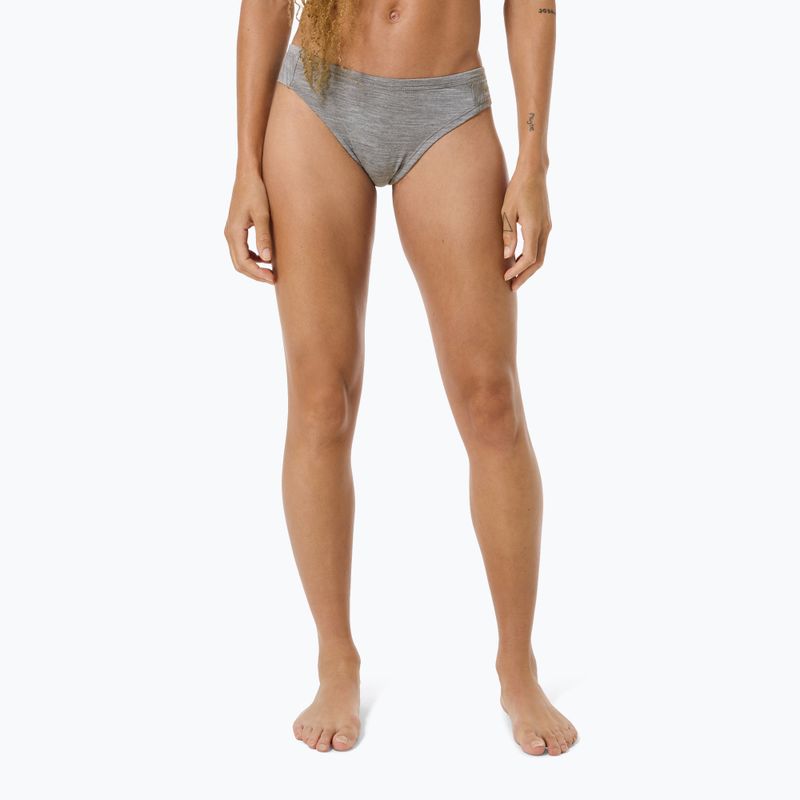 Majtki termoaktywne damskie super.natural Tundra 175 Thong cashmere grey melange 3