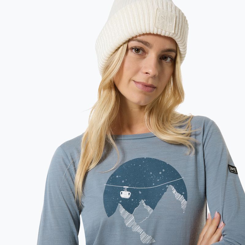 Longsleeve damski Super.Natural Gondola flint stone/various 3