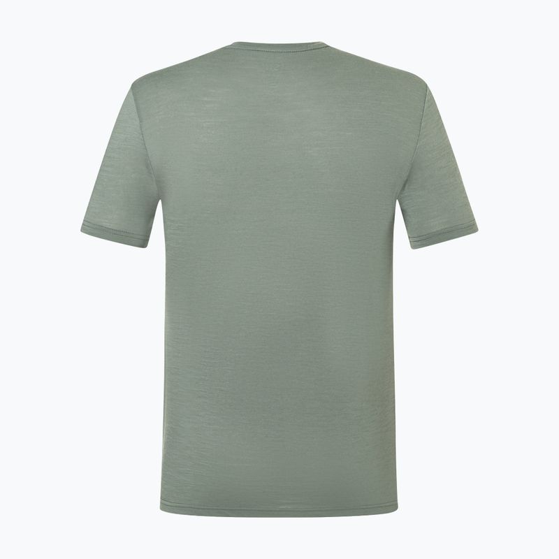 Koszulka męska super.natural Go Hiking Tee eucalyptus/various 5