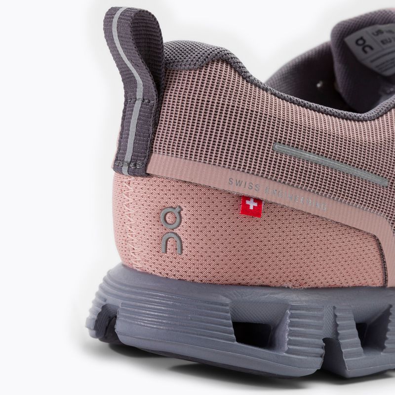 Buty damskie On Cloud 5 Waterproof rose/fossil 9