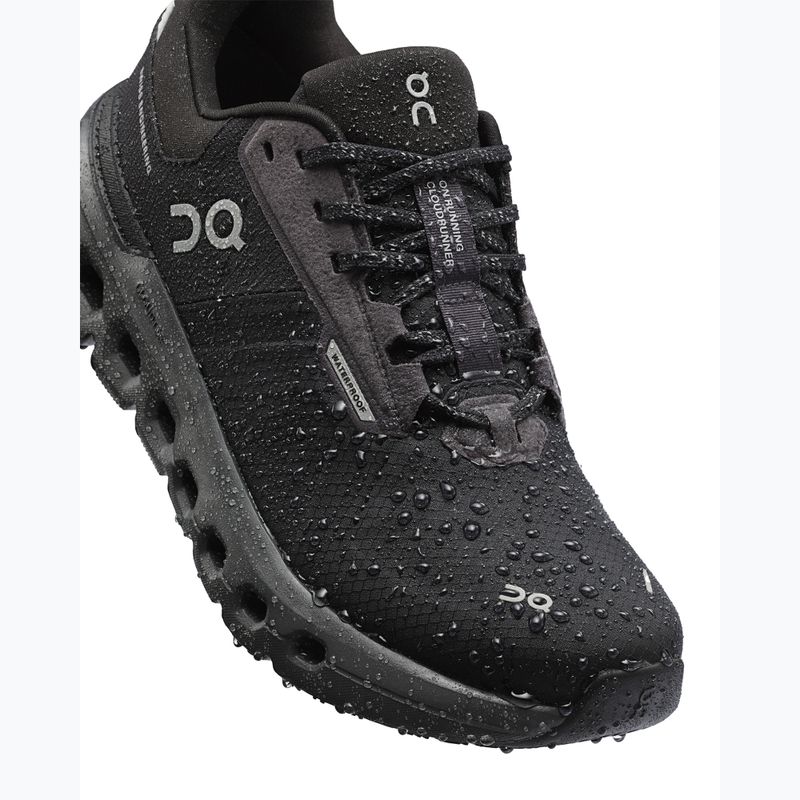 Buty do biegania damskie On Cloudrunner 2 Waterproof magnet/black 14
