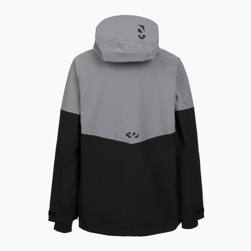 Kurtka snowboardowa męska ThirtyTwo TM-3 Recycled black/grey 2