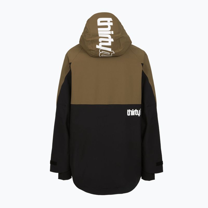 Kurtka snowboardowa męska ThirtyTwo Deep Creek Parka tobacco 2