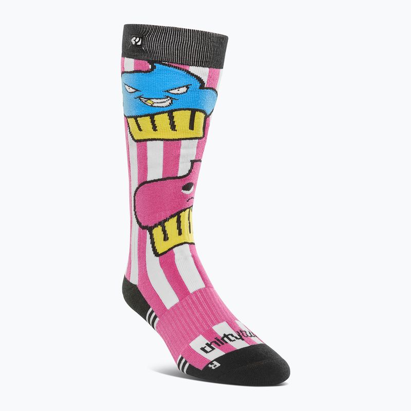 Skarpety snowboardowe damskie ThirtyTwo Double pink/white
