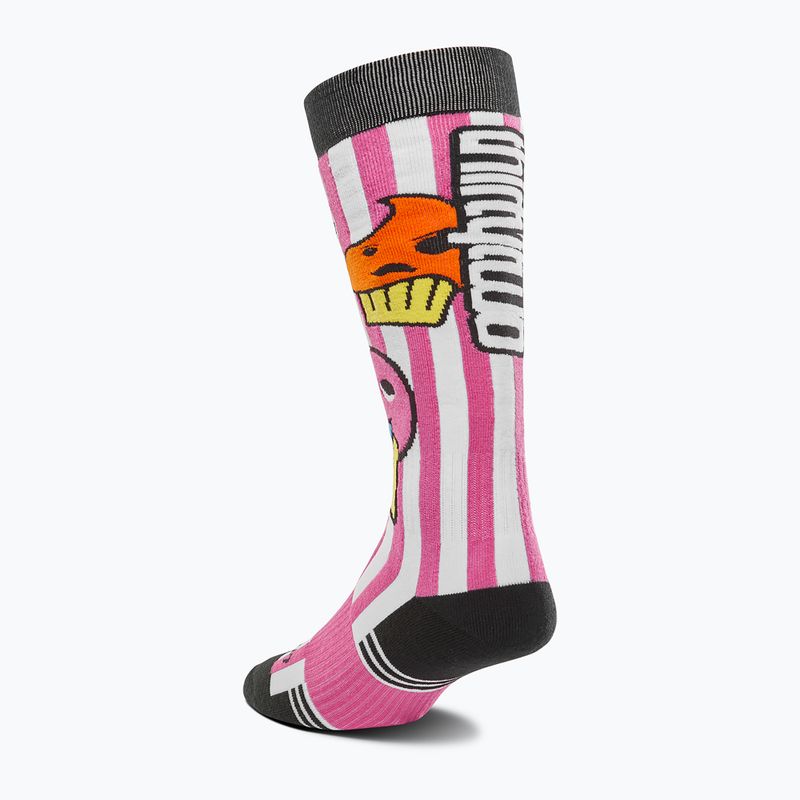 Skarpety snowboardowe damskie ThirtyTwo Double pink/white 2