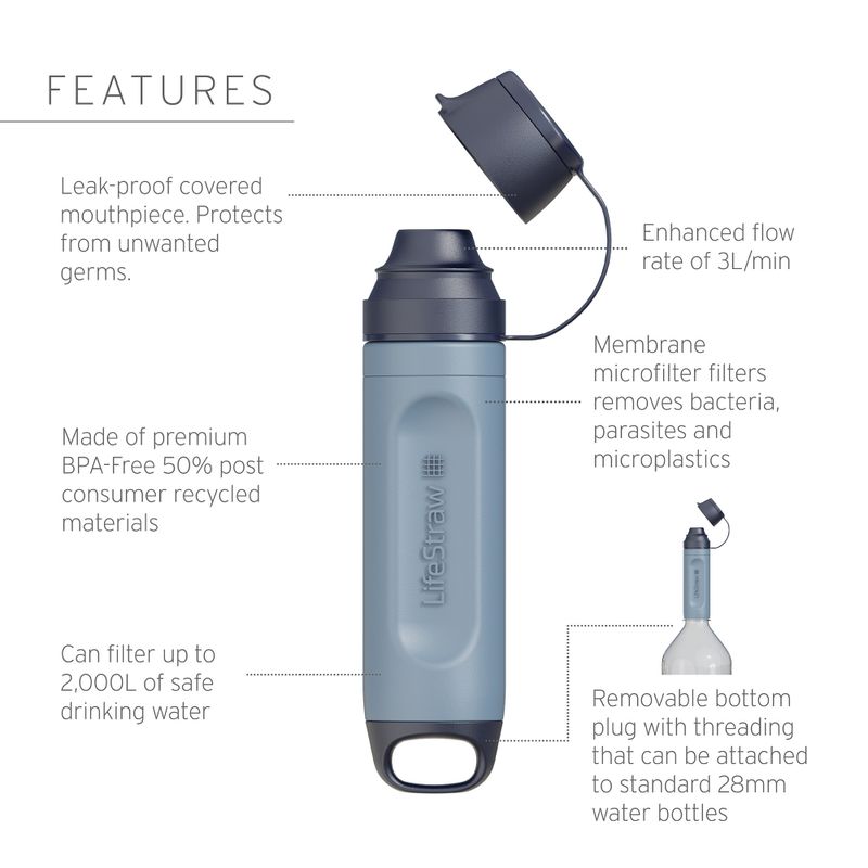 Filtr do wody LifeStraw Peak Solo pink limonade 3