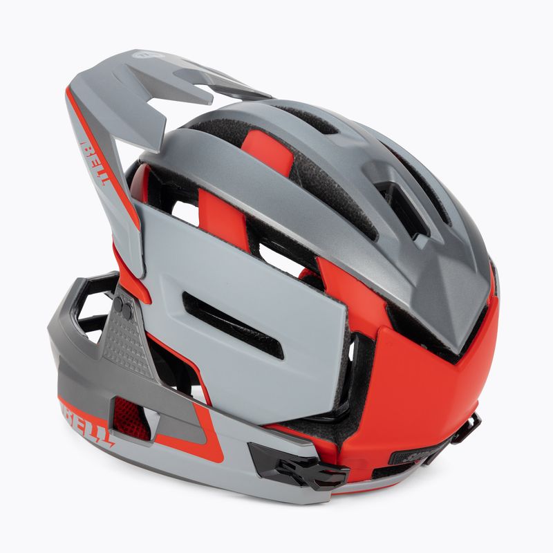 Kask rowerowy Bell FF Super Air R MIPS Spherical matte gray/red 4