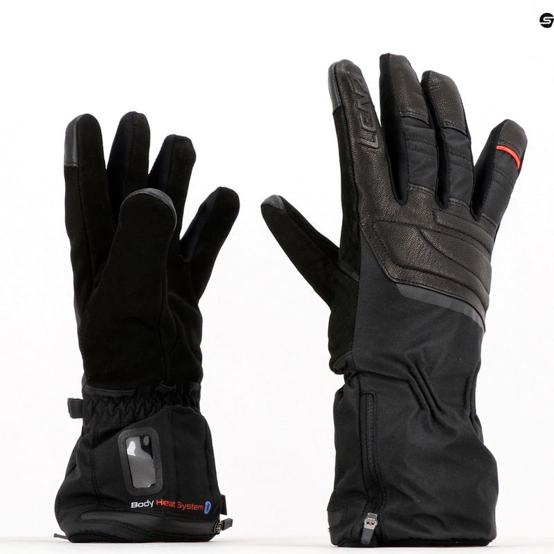 Rękawice narciarskie podgrzewane Lenz Heat Glove 6.0 Finger Cap Urban Line black 10