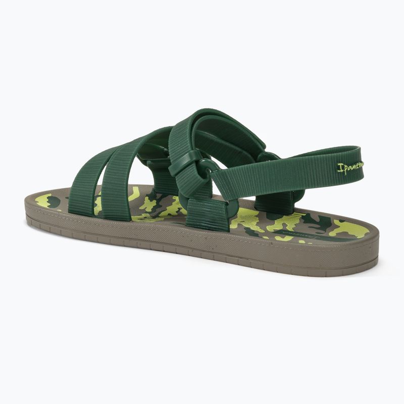 Sandały dziecięce Ipanema Passatempo Papete grey/green 3