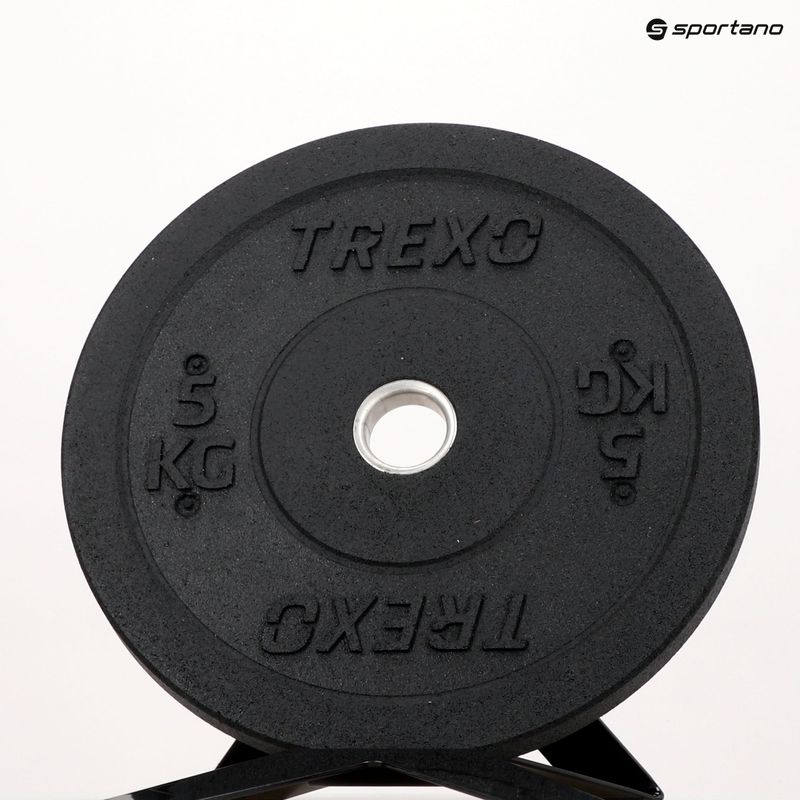 Obciążenie bumperowe olimpijskie XTREXO TRX-BMP005 5 kg czarne 12