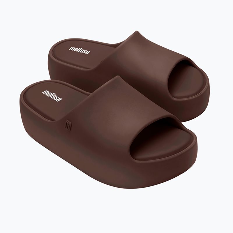 Klapki damskie Melissa Free Platform Ad bronze 10