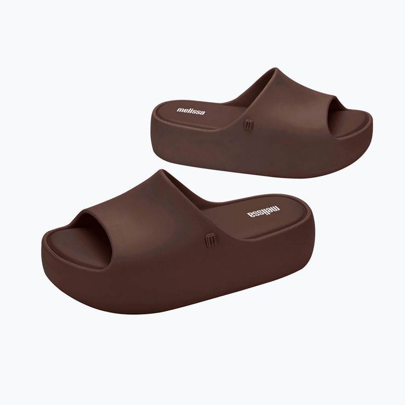 Klapki damskie Melissa Free Platform Ad bronze 11