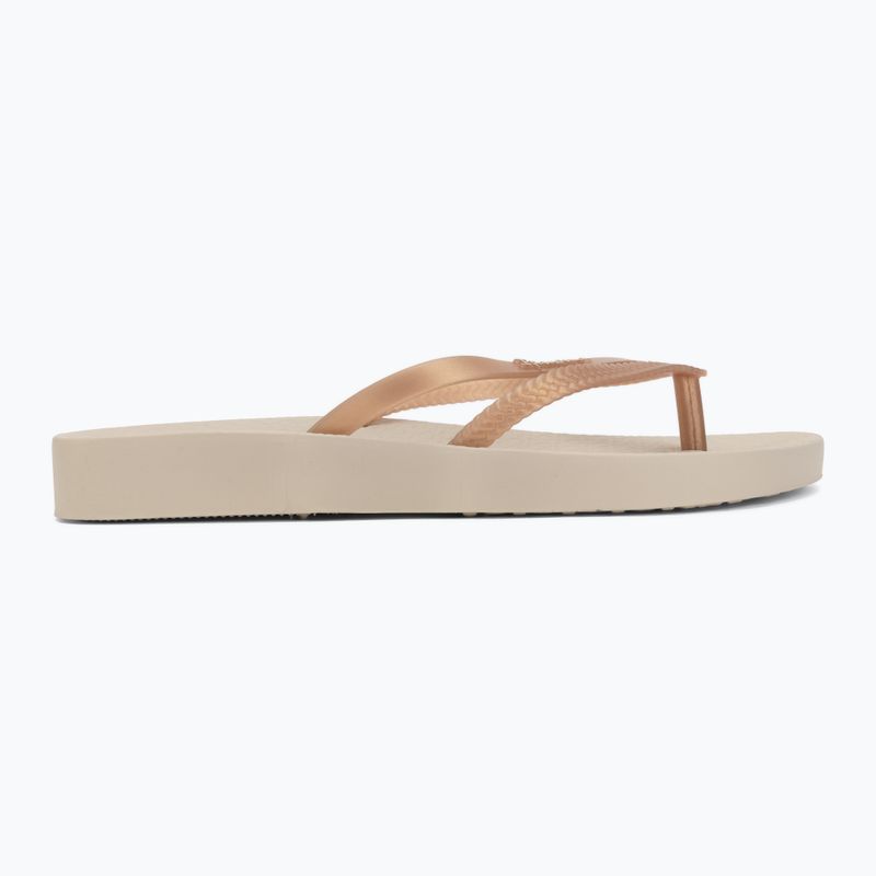 Japonki damskie Ipanema Bossa Soft V beige/gold 2