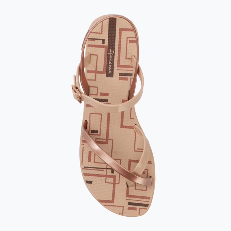 Sandały damskie Ipanema Fashion Sand VIII beige/pink/brown 5