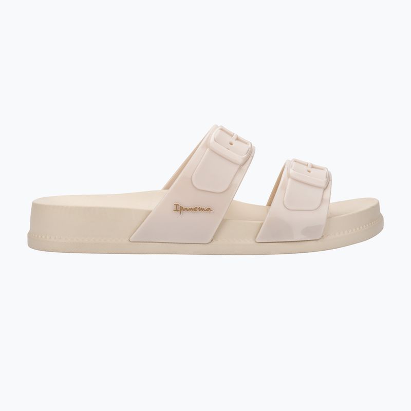 Klapki damskie Ipanema Leme Slide beige/black 8