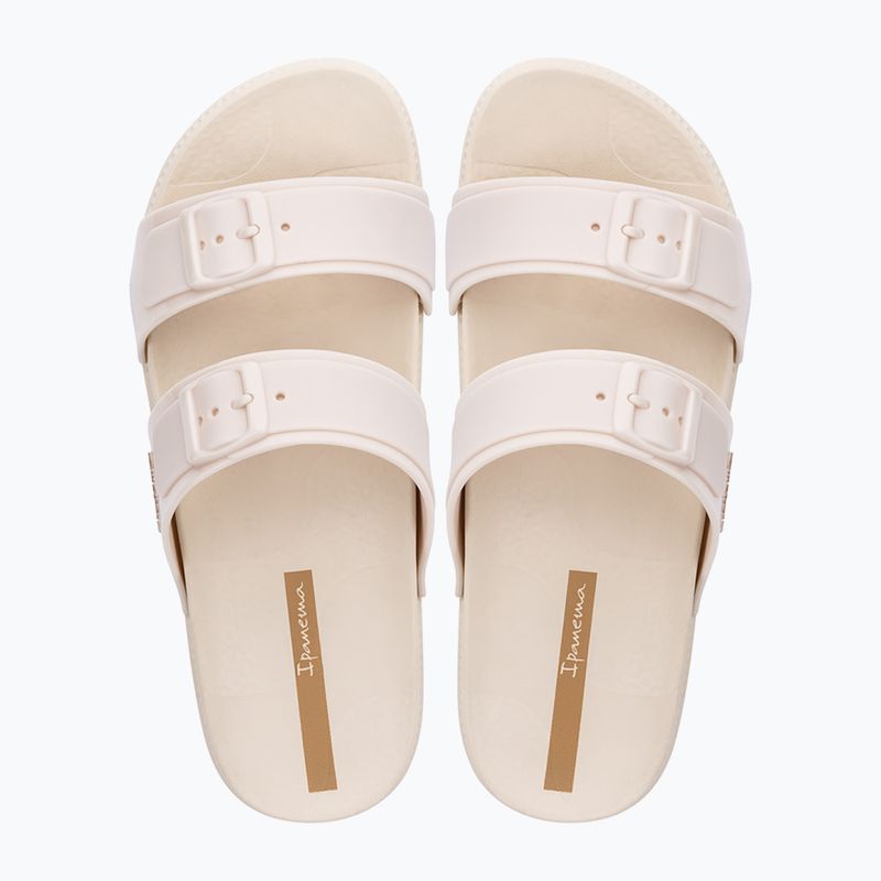 Klapki damskie Ipanema Leme Slide beige/black 10