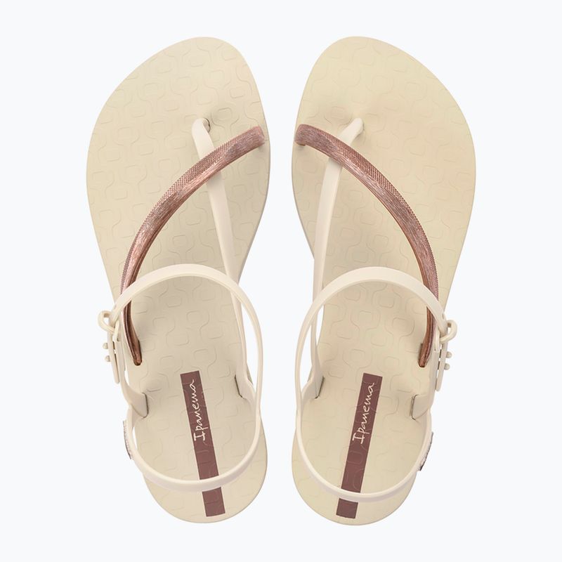 Sandały damskie Ipanema Elegant beige/gold pink 9