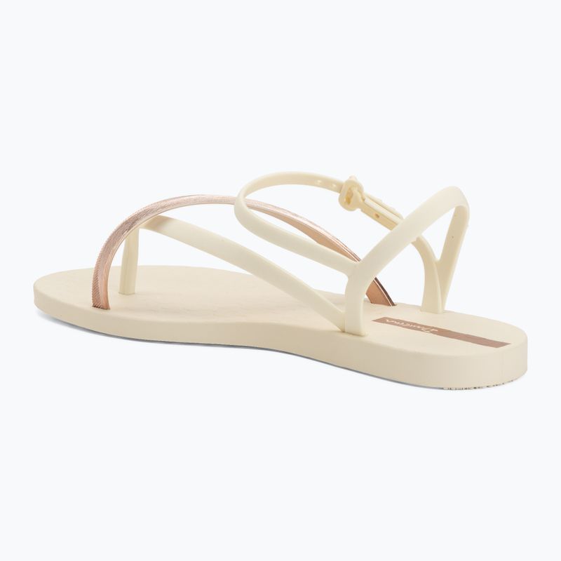 Sandały damskie Ipanema Elegant beige/gold pink 3