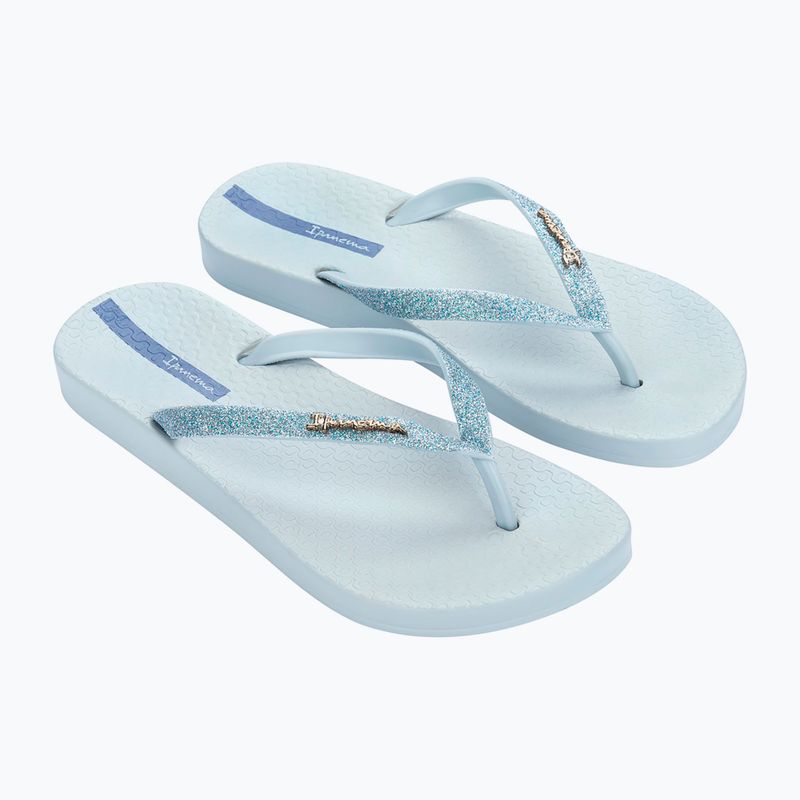 Japonki damskie Ipanema Anatomica Lolita light blue/glitter blue 8