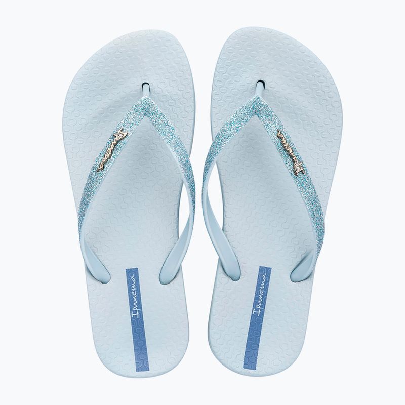Japonki damskie Ipanema Anatomica Lolita light blue/glitter blue 9