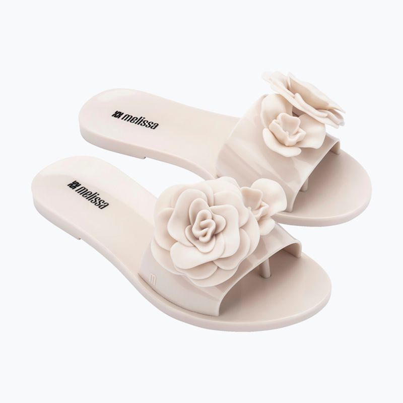 Klapki damskie Melissa Babe Petals Ad beige 10