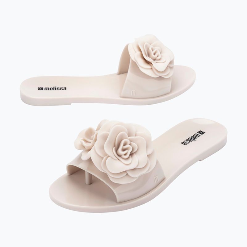 Klapki damskie Melissa Babe Petals Ad beige 11