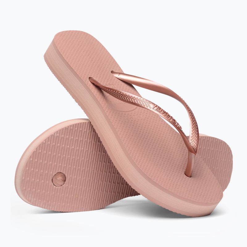 Japonki damskie Havaianas Slim Platform crocus rose 8