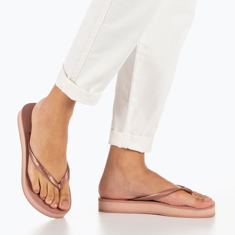 Japonki damskie Havaianas Slim Platform crocus rose 9