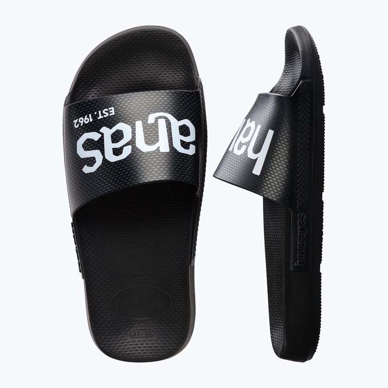 Klapki Havaianas Classic Logomania navy black 11